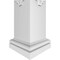 Ekena Millwork Craftsman Classic Square Non-Tapered Large Marrakesh Fretwork Column w/ Tuscan Capital & Tuscan Base CC1209ENMKLTUTU - alternate 4